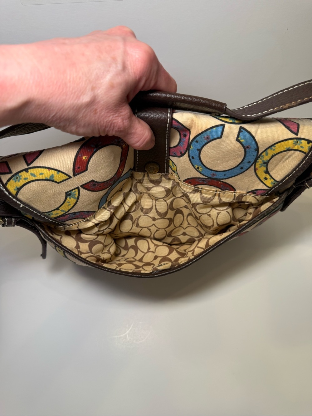 Vintage Coach Bag y2k 1990s - Picture 7 of 15